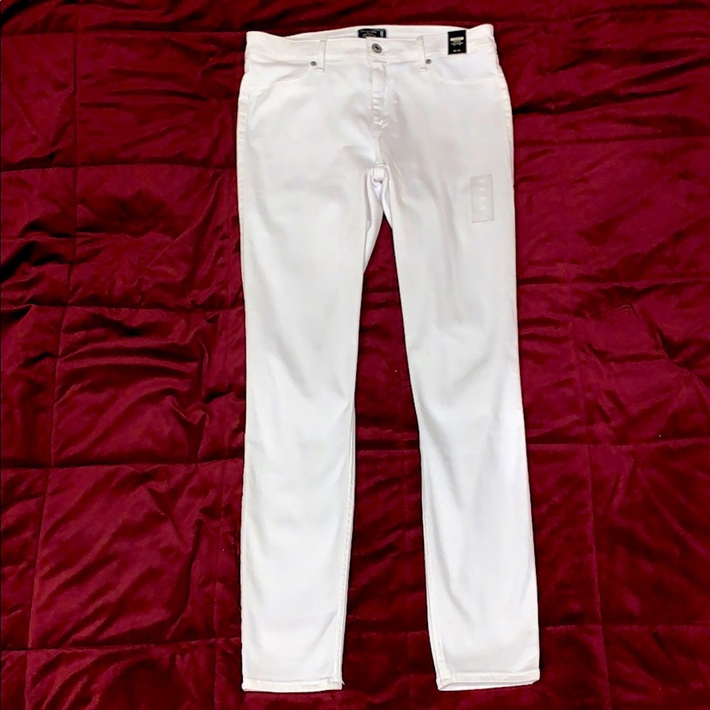 Harper Low Rise Jean Legging - White Skinny